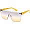 Pack of 12 Trendy Large Size Gradient Shield Sunglasses