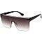 Pack of 12 Trendy Large Size Gradient Shield Sunglasses