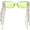 Pack of 12  Rhinestone Tassel Sunglasses