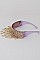 Crystal Curtain Tassel Pendants Visor Shield Sunglasses / HEADBAND