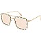 Pack of 12 RHINESTONED AVIATOR SQUARE SUNGLASSES