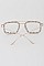 Pack of 12 RHINESTONED AVIATOR SQUARE SUNGLASSES