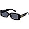 Pack of 12 Translucent Frame Gold Detailed Fashion Sunglasses
