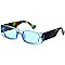 Pack of 12 Translucent Frame Print Temples Fashion Sunglasses