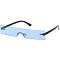 Pack of 12 MODERN Rimless Slit Skinny Sunglasses