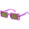 Pack of 12 Neon Color Retro Square Sunglasses