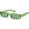Pack of 12 Simple Retro Rectangular Sunglasses