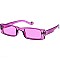 Pack of 12 Simple Retro Rectangular Sunglasses