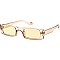 Pack of 12 Simple Retro Rectangular Sunglasses