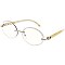 Pack of 12 Rhinestone Round Sunglasses