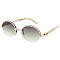 Pack of 12 Rhinestone Round Sunglasses