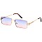 Pack of 12 Rectangular Gold Rimmed Sunglasses