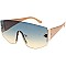 Pack of 12 Fashion Rimless N Beaded Shield Sunglasses