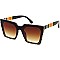 Pack of 12 Stylish  Side Striped Cat Eye Sunglasses