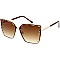 Pack of 12 Stylish Classic Ombré Rectangular Sunglasses