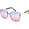 Pack of 12 Stylish Classic Ombré Rectangular Sunglasses