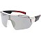 Pack of 12 Wide Lenses Colorful Sport Unisex Sunglasses