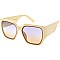 Pack of 12 Wide Temples Chevron Accented Sunglasses