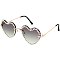 Pack of 12 Assorted Color Fashion Rhinestone Heart Sunglasses