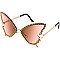Pack of 12 Assorted Color Fashion Rhinestone Butterfly Sunglasses