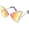 Pack of 12 Assorted Color Fashion Rhinestone Butterfly Sunglasses