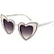 Pack of 12 Assorted Double Rhinestone Hearts Sunglasses