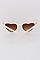Pack of 12 Assorted Double Rhinestone Hearts Sunglasses
