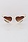 Pack of 12 Assorted Double Rhinestone Hearts Sunglasses