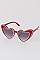 Pack of 12 Assorted Double Rhinestone Hearts Sunglasses