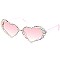 Pack of 12 Assorted Color Fashion Rhinestone Heart Sunglasses
