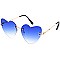 Pack of 12 Fashionable Cute Rimless Heart Sunglasses