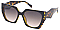 Pack of 12 Polygonal Trend Cateye Gradient Sunglasses