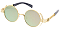 Pack of 12 Mirror Mix Tint Round Stylish Sunglasses
