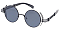 Pack of 12 Mirror Mix Tint Round Stylish Sunglasses