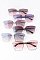 Pack of 12 Clover Chain Gradient Sunglasses