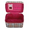 Plaid Check 3-in-1 Cosmetic Case