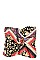 SQUARE MIXED PATTERN SILKY SCARF