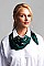 LLAMA PRINT SILK SQUARE SCARF