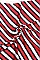 DIAGONAL STRIPES SILKY BANDANA