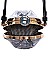 Leopard Patent Sphere Handbag