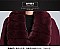 Classic Cashmere Cape With Sleeve With Faux Fur Trim