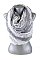 Knitted Convertible Infinity Two-Tone Scarves