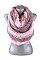 Knitted Convertible Infinity Two-Tone Scarves
