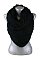 Knitted Convertible Infinity Two-Tone Scarves
