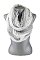 Knitted Convertible Infinity Two-Tone Scarves