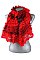 Knitted Convertible Infinity Two-Tone Scarves