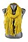 Pack of (12 pieces) Knitted Solid Scarves with Tassels