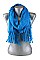 Pack of (12 pieces) Knitted Solid Scarves with Tassels