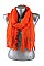 Pack of (12 pieces) Knitted Solid Scarves with Tassels