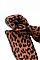 Pack of 12 Trendy Leopard Puffer Scarves